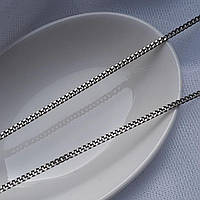 Ланцюг срібний родований плетіння Панцерний 50 см