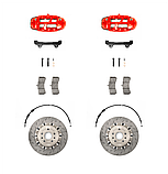 Комплект передніх гальм Racingline Stage 3 Big Brake Kit 355 mm A5 Platform/ANODIZED/Black/Blue/Red/Y, фото 6