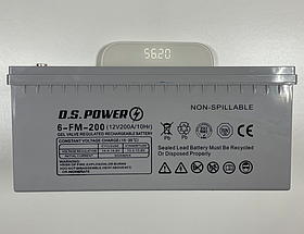 Акумулятор DS POWER 12V200Ah/10Hr GEL (55.5кг)