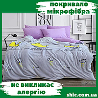 Плед мікрофібра. Плед велсофт. Покривало на ліжко. Покривало мікрофібра. Плед 200х220 см. Покривало євро. Пледик.