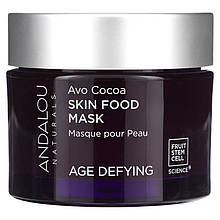 Поживна маска для обличчя Andalou Naturals "Avo Cocoa Skin Food Mask" з какао та авокадо (50 мл)