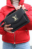 Женская сумка Louis Vuitton Mylockme black женская сумка, брендовая сумка Louis Vuitton Mylockme black
