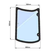 Скло заднє бічне ліве (h-902, L-695x580) DF244DHXC