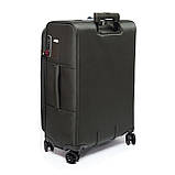 Мала дорожня валіза для ручної поклажі на 4-х колесах Airtex сіра, фото 2