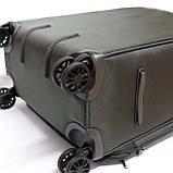 Мала дорожня валіза для ручної поклажі на 4-х колесах Airtex сіра, фото 3