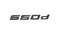 Эмблема надпись багажника BMW F и G серия 550d чёрная