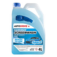 Стеклоомыватель летний Auto Drive Summer Screen Wash Sport 4л AD0132