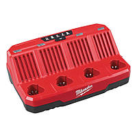 Зарядное устройство MILWAUKEE M12 C4 (для 4х акум. М12) 4932430554