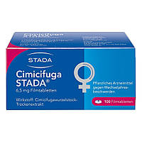 STADA Cimicifuga 6,5 mg - смягчение симптомов менопаузы, 100 таб.