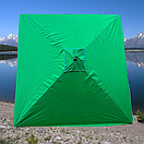 Парасолька 3,5 м з клапаном 16 спиць зі срібним напиленням  червоний, фото 4