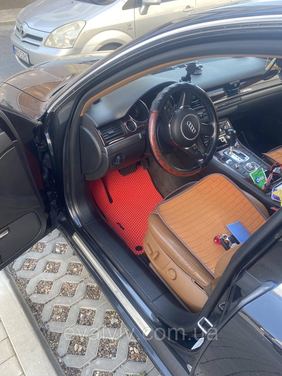 Автомобільні килимки eva для Audi A8 D3 (2002 - 2010) рік, фото 1