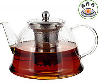 Чайник стеклянный заварочный Kamille 1500мл со съемным ситечком (0784l) заварник чайник для заваривания чая