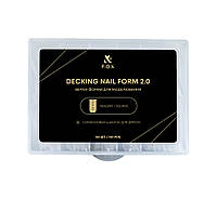 F.O.X Decking Nail form 2.0 верхние формы для моделирования Квадрат (120 шт)