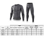 🔥 Комплект компресійної термобілизни "ЕСДІ. Сompression" (сіре) (термобілизна тактичне), фото 3