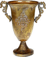 Металлическое кашпо Cornel 21х15х26см декоративная ваза красивая ваза для цветов
