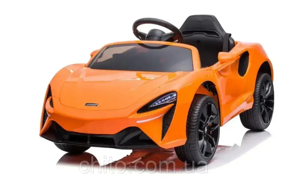 Дитячий електромобіль Машина Mclaren Bambi M 5030 EBLRS-7(автофарбування) помаранчевий, фото 1
