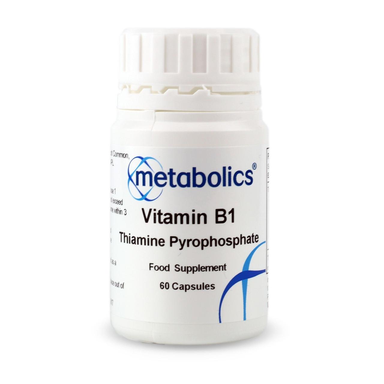 Metabolics Vitamin B1 Thiamine Pyrophosphate / Вітамін Б1 Тіамін пірофосфат 60 капсул