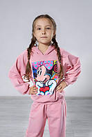 Рожевий дитячий спортивний костюм для дівчинки 104-128 Minnie Mouse