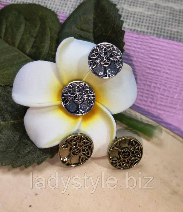 серьги гвоздики древо рода от студии LadyStyle.Biz серьги кольца купить фианиты подарок украшения юбилей новый год