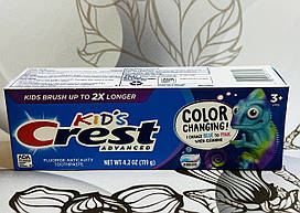 Дитяча зубна паста, що змінює колір Crest Advanced Kid's Fluoride Toothpaste