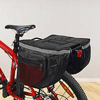 Велосипедная сумка на багажник, велоштаны 28L Retoo черный Buyvile Велосипедна сумка на багажник, велоштани