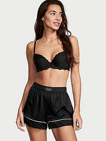 Шорти Victoria's Secret Satin Short Black  Size M