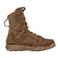 Мужские тактические ботинки летние 5.11 Tactical A/T 8 Non-Zip Boot DARK COYOTE Широкая нога