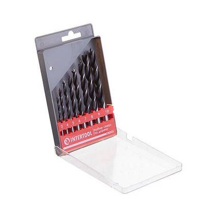 Набір свердел для дерева 8 од. INTERTOOL SD-0208