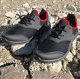 Чоловічі кросівки із сітки 45 розмір. Літні чоловічі кросівки. Модель 12843. OD-918 Колір: темний, фото 7