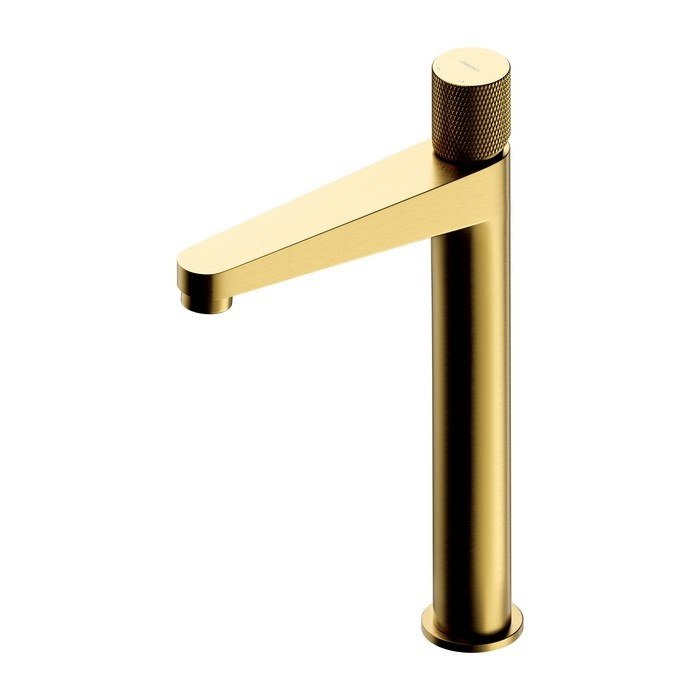 Змішувач для умивальника Omnires Contour високий, brushed gold (CT8012GLB)