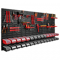 Панель для инструментов Kistenberg. 173х78 см +30 контейнеров с крышкой