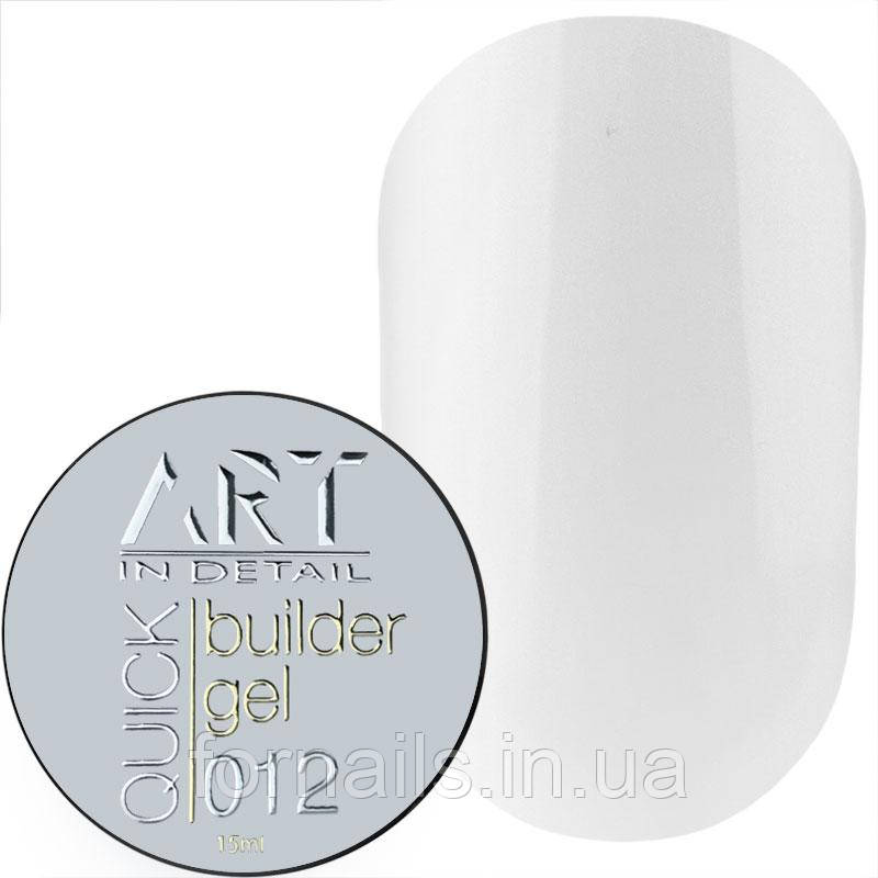 Гель для нарощування ART QUICK Builder Gel №012 French White, 15 мл, фото 1