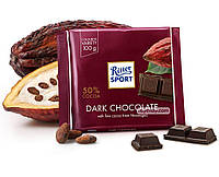 Ritter Sport "Черный-Какао" Шоколад черный с западноафриканским какао, 100 г