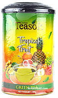 "Teasor ""Зеленый чай крупно листовой , "Тропические фрукты", 100 г