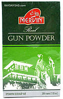 Зелений чай листовий Mervin Gun Powder, зелений, 200 г