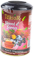"Teasor" Чорний чай, середньо листовий, з добавками лісових ягід., 100 г