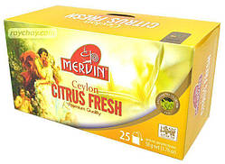 "Mervin "Чорний чай пакетований у конвертах, 25 пк