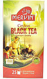 "Mervin "Чорний чай пакетований у конвертах, 25 пк, фото 3