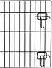 Клітка для собак переносна металева складна AML M/L (76Х47Х53) Польща, фото 5