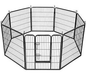 Металевий манеж для собак і цуценят висота 80 см Malatec