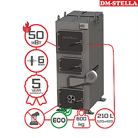 Твердопаливний піролізний котел 50 кВт DM-STELLA