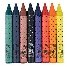 Крейда воскова Kite Jumbo Hello Kitty HK21-076, 8 кольорів, фото 3