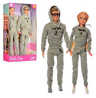 Ігровий набір лялька та Кен у спортивному костюмі Defa Lucy 8360 Спортивна сім'я