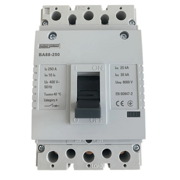 Автоматичний вимикач 250А ВА88-250 3Р 35кА Techno Systems