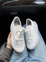 Білі кросівки весна літо Adidas Retro E5 White. Жіночі кросівки люкс білі Адідас Ретропі Е5, фото 3
