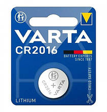 Батарейка кнопкова CR 3V 2016 Varta