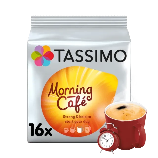 Кава в капсулах Tassimo Morning Cafe Red Strong & Intense 16 порцій Німеччина Тассімо