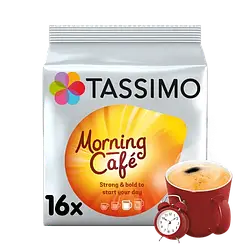 Кава в капсулах Tassimo Morning Cafe Red Strong & Intense 16 порцій Німеччина Тассімо