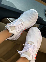 Унісекс кросівки літні білі Adidas Equipment Bask ADV. Взуття жіноче та чоловіче легке Адідас Еквіпмент, фото 6