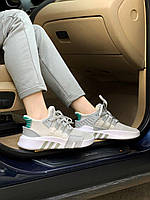 Сірі унісекс кросівки літні білі Adidas Adidas EQT grey. Стильні кроси хлопцю та дівчині Адідас Еквіпмент, фото 6